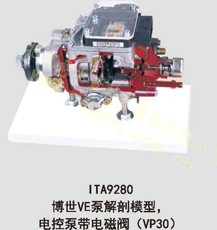 博世VE泵解剖模型，电控泵带电磁阀（VP30）